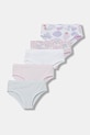 United Colors of Benetton Figi dziecięce bawełniane z elastanem 5-pack różowy 3MC10S039.G.Stagionale