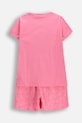 Coccodrillo piżama dziecięca bawełniana WC6448207PJS różowy SS26