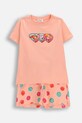 Coccodrillo dvojdielne pyžamo detské bavlnené oranžová WC6448203LGD