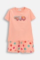 Coccodrillo dvodijelna pidžama za djecu od pamuka narančasta WC6448203LGD