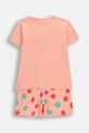 Coccodrillo dvojdielne pyžamo detské bavlnené WC6448203LGD oranžová SS26