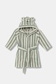 Liewood szlafrok bawełniany dziecięcy Lily Bathrobe Planet friendly zielony LW20667.PPY2