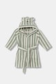 Liewood szlafrok bawełniany dziecięcy Lily Bathrobe Planet friendly zielony LW20667.PPY2
