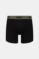 BOSS boksarice moške z bombažem BoxerBr 3P Power Des paket 3 kosov črna 50554438