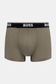 BOSS боксеры для мужчин из хлопка с эластаном Trunk 3P Power Desig 3 шт. 50554443 зелёный SS26