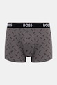 Odzież BOSS bokserki 3-pack 50554443 szary