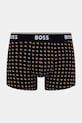 Одежда BOSS боксеры для мужчин из хлопка с эластаном Trunk 3P Power Desig 3 шт. 50554443 чёрный