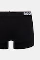 BOSS боксеры для мужчин из хлопка с эластаном Trunk 3P Power Desig 3 шт. 50554443 чёрный
