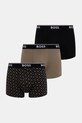BOSS bokserki 3-pack wzorzyste czarny 50554443