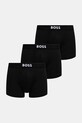 Μποξεράκια BOSS Trunk 3P Micro ONE 3-pack εφαρμοστό σορτς μπόξερ μαύρο 50555054