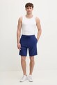 Къс панталон BOSS Rib Shorts 50527391 син SS26