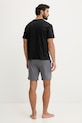 BOSS piżama bawełniana Relax Short Set szary 50557174