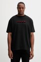 HUGO t-shirt lounge RAY_T-SHIRT z elastanem czarny 50556667