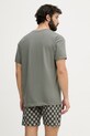 HUGO pigiama a due parti da uomo AARON_SHORT SET verde 50556777