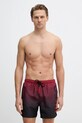 HUGO szorty kąpielowe RAY Planet friendly bordowy 50555582