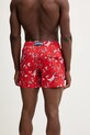 Odzież Vilebrequin szorty kąpielowe MOORISE MSODF514 czerwony