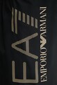 Plavkové šortky EA7 Emporio Armani čierna AF14497.7M002001