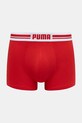 Puma bokserki Everyday Logo 2-pack 938476 czerwony SS26