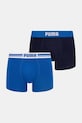 Μποξεράκια Puma Everyday Logo 2-pack εφαρμοστό σορτς μπόξερ μπλε 938476