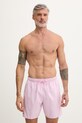Lacoste szorty kąpielowe męskie różowy MH9088
