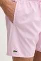 Lacoste szorty kąpielowe męskie różowy MH9088
