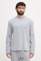 Calvin Klein Underwear dvojdielne pyžamo pánske bavlnené s elastanom LV00NM2999 sivá SS26