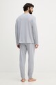 Calvin Klein Underwear dvojdielne pyžamo pánske bavlnené s elastanom sivá LV00NM2999