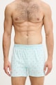 Calvin Klein Underwear boxeralsó férfi pamut 3-as csomag zöld 000NB4005A