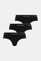 Calvin Klein Underwear slip gaće muške s pamukom 3-pack crna LV00NB4574