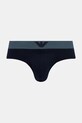 Odzież Emporio Armani Underwear slipy męskie bawełniane z elastanem 2-pack EM000251.AF18881 granatowy