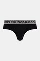 Emporio Armani Underwear slipy męskie bawełniane z elastanem 2-pack EM000251.AF18881 czarny SS26