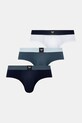Emporio Armani Underwear slipy 3-pack dzianina granatowy EM002154.AF20673