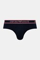 Дрехи Emporio Armani Underwear Слипове мъжки с памук 3 броя EM000258.AF20669 тъмносин
