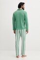 Oblečení United Colors of Benetton pyžamo pánské bavlněné 3MFL4P035 zelená