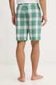 Îmbrăcăminte United Colors of Benetton pantaloni scurți de pijama pentru bărbați, din bumbac 4ZPZ49007 verde