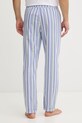 Odzież United Colors of Benetton spodnie piżamowe męskie bawełniane 4ZPZ4F00F niebieski