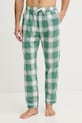 United Colors of Benetton Пижамные штаны мужские хлопковые зелёный 4ZPZ4F00F