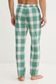 Abbigliamento United Colors of Benetton pantaloni da pigiama da uomo in cotone 4ZPZ4F00F verde