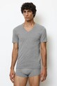 Marc O'Polo t-shirt piżamowy 2-pack dzianina szary 10218043
