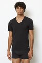 Marc O'Polo t-shirt piżamowy 2-pack dzianina czarny 10218043