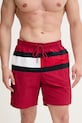 Tommy Hilfiger koupací šortky pánské UM0UM03935 burgundské SS26