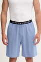 Tommy Hilfiger pyžamové šortky pánské bavlněné s elastanem modrá UM0UM03788
