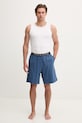 Tommy Hilfiger pantaloni scurți de pijama pentru bărbați, din bumbac cu elastan UM0UM03817 albastru SS26