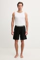 Tommy Hilfiger pyžamové šortky pánské bavlněné s elastanem UM0UM03817 černá SS26