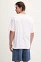 Tommy Hilfiger pijama din două piese pentru bărbați, din bumbac cu elastan UM0UM03834 alb SS26