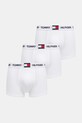 Tommy Hilfiger boxerky pánske bavlnené s elastanom 3-pak biela UM0UM03835