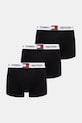 Tommy Hilfiger bokserki męskie bawełniane z elastanem 3-pack czarny UM0UM03835