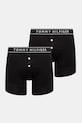Tommy Hilfiger bokserki męskie bawełniane z elastanem 2-pack czarny UM0UM03879