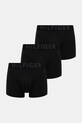 Tommy Hilfiger priliehavé boxerky pánske 3-pak čierna UM0UM03887