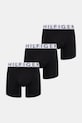 Tommy Hilfiger priliehavé boxerky pánske 3-pack čierna UM0UM03888